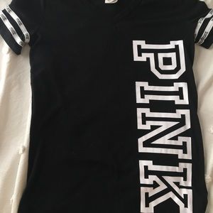 never worn pink/victoria secret t-shirt